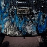 Tyler ‘ Black & Blue Shmear’ S-Style Electric Guitar in HSH Pup Configuration – Brand New!