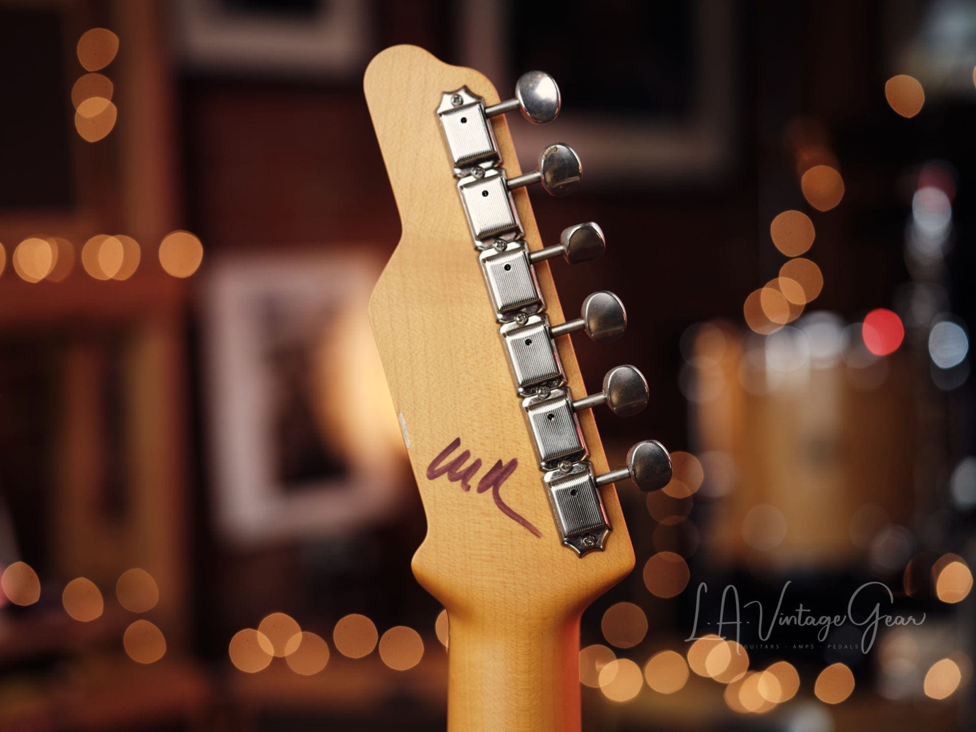 Tyler S-Style "Hot Poop" Electric Guitar in Candy Apple Red - Signed by Mike Landau - Image 10