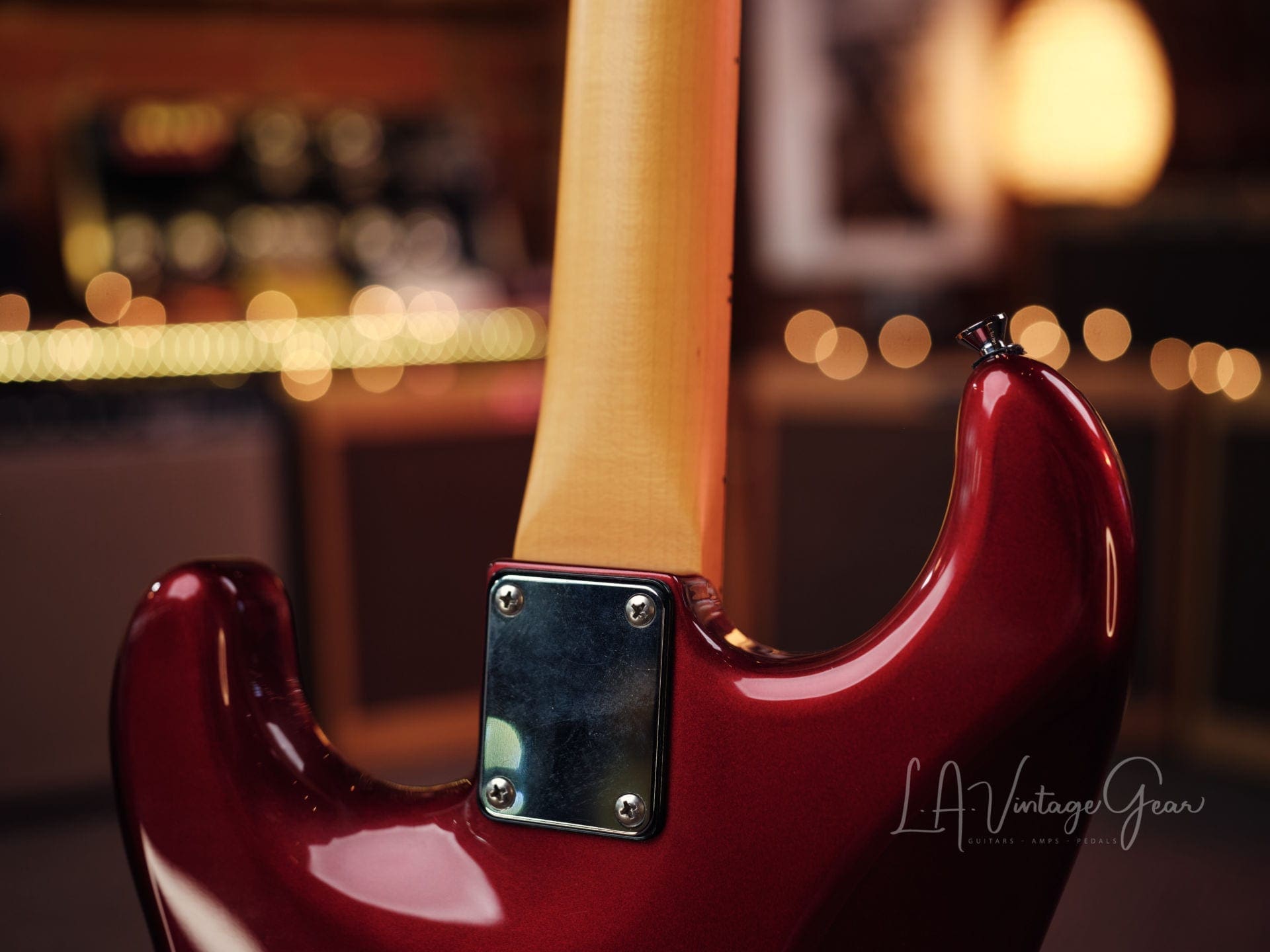 Tyler S-Style "Hot Poop" Electric Guitar in Candy Apple Red - Signed by Mike Landau - Image 6