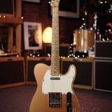 Danocaster Double Bound Single Cut Electric Guitar – in a Faded Out Candy Apple Finish!