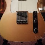 Danocaster Double Bound Single Cut Electric Guitar – in a Faded Out Candy Apple Finish!