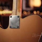 Danocaster Double Bound Single Cut Electric Guitar – in a Faded Out Candy Apple Finish!