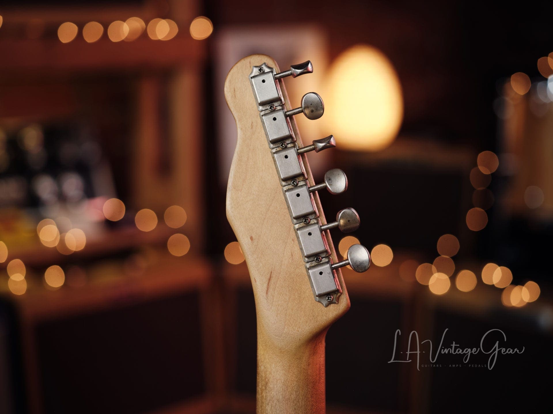 Danocaster Double Bound Single Cut Electric Guitar - in a Faded Out Candy Apple Finish! - Image 10