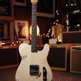 Shabat ‘Lion’ T-Style Electric Guitar – Vintage White Finish – Pine Body and Lollar J Street Pickups!