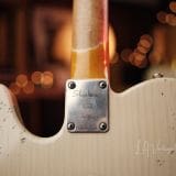 Shabat ‘Lion’ T-Style Electric Guitar – Vintage White Finish – Pine Body and Lollar J Street Pickups!