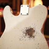 Shabat ‘Lion’ T-Style Electric Guitar – Vintage White Finish – Pine Body and Lollar J Street Pickups!