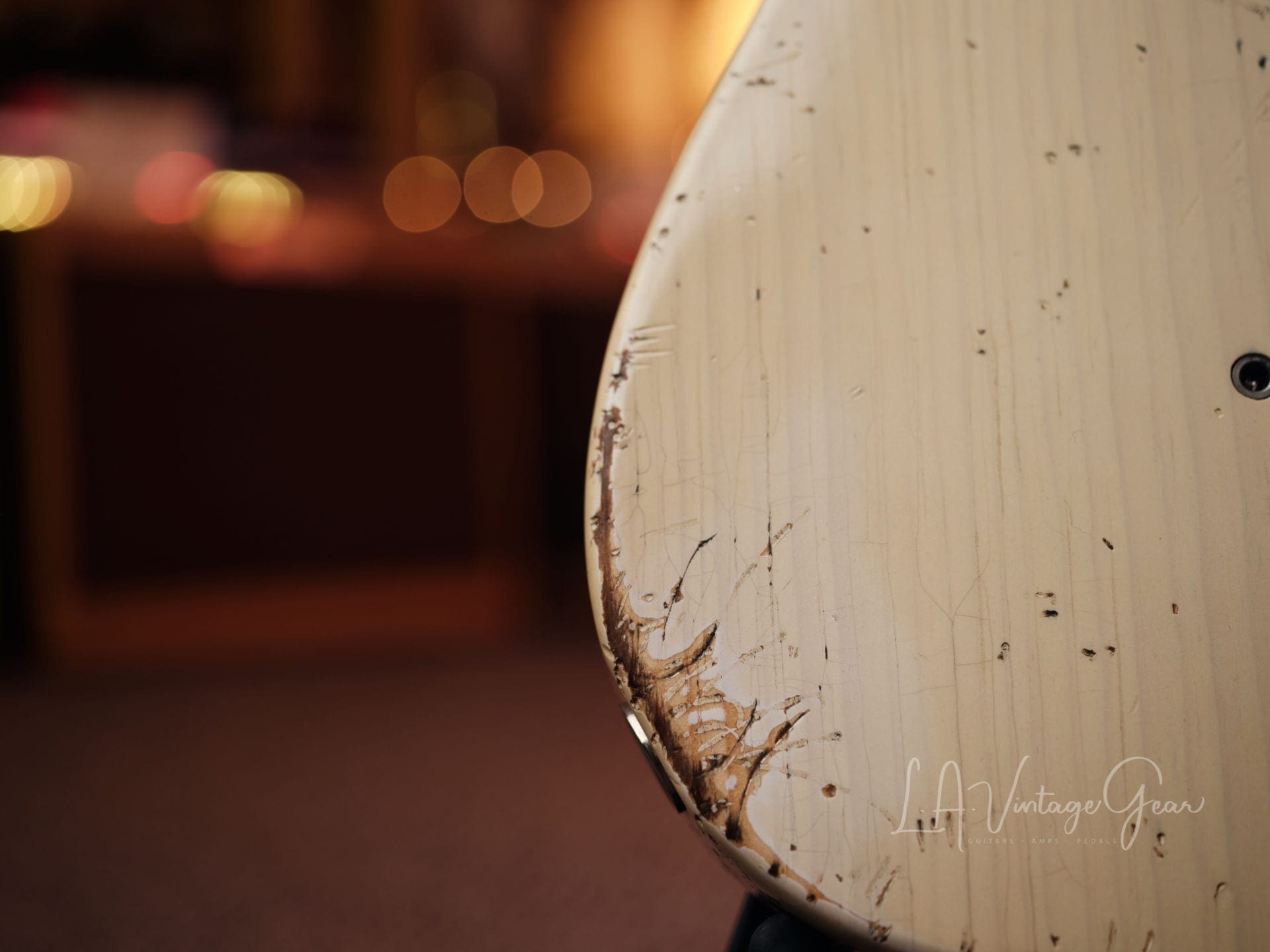 Shabat 'Lion' T-Style Electric Guitar - Vintage White Finish - Pine Body and Lollar J Street Pickups! - Image 14