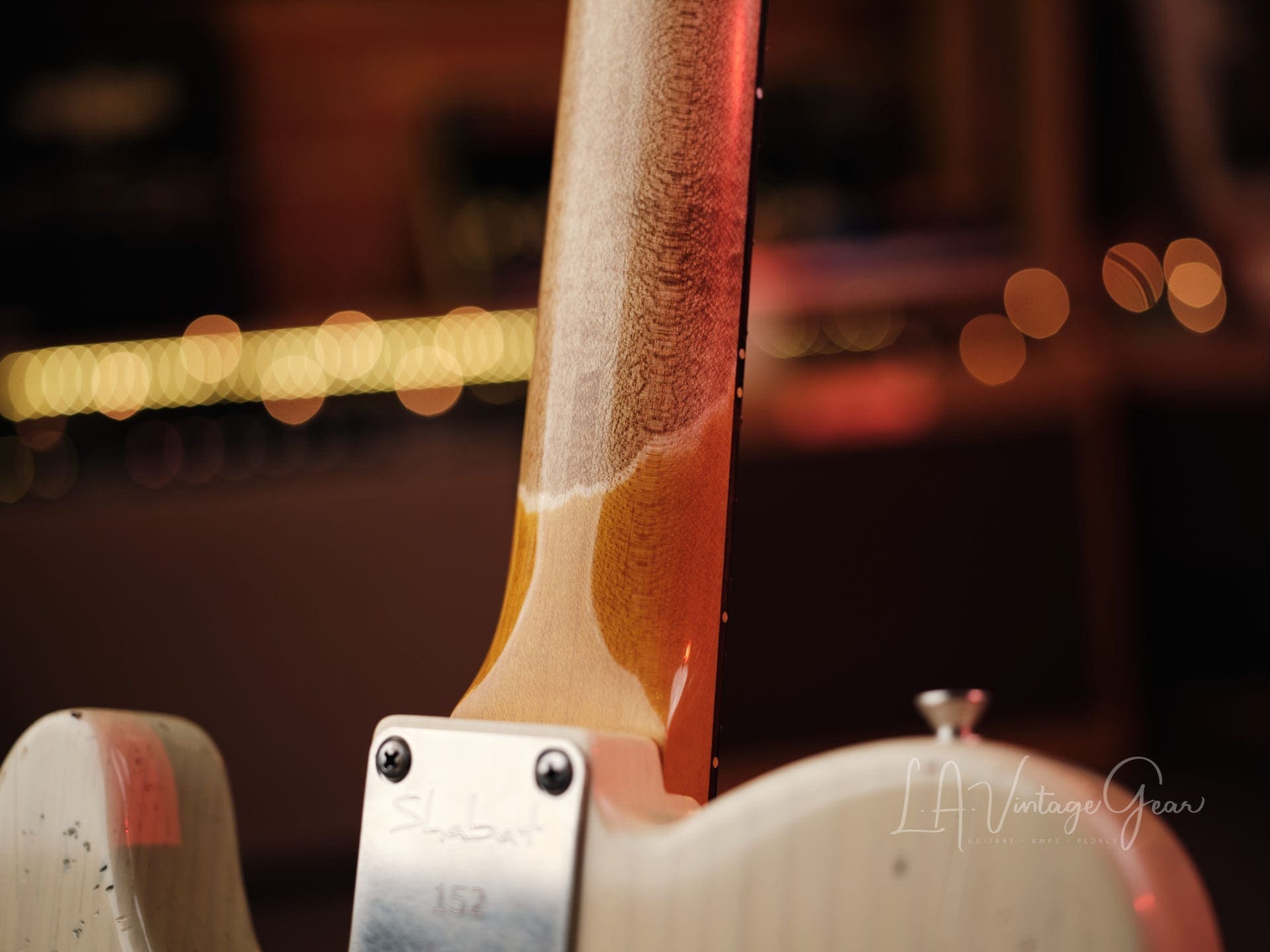 Shabat 'Lion' T-Style Electric Guitar - Vintage White Finish - Pine Body and Lollar J Street Pickups! - Image 15