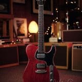 Shabat ‘Lion Special’ T-Style Electric Guitar – Cherry Mahogany Finish!