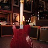 Shabat ‘Lion Special’ T-Style Electric Guitar – Cherry Mahogany Finish!
