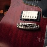 Shabat ‘Lion Special’ T-Style Electric Guitar – Cherry Mahogany Finish!