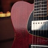 Shabat ‘Lion Special’ T-Style Electric Guitar – Cherry Mahogany Finish!