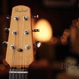 Shabat ‘Lion’ T-Style Electric Guitar – Vintage White Finish – Pine Body and Lollar J Street Pickups!