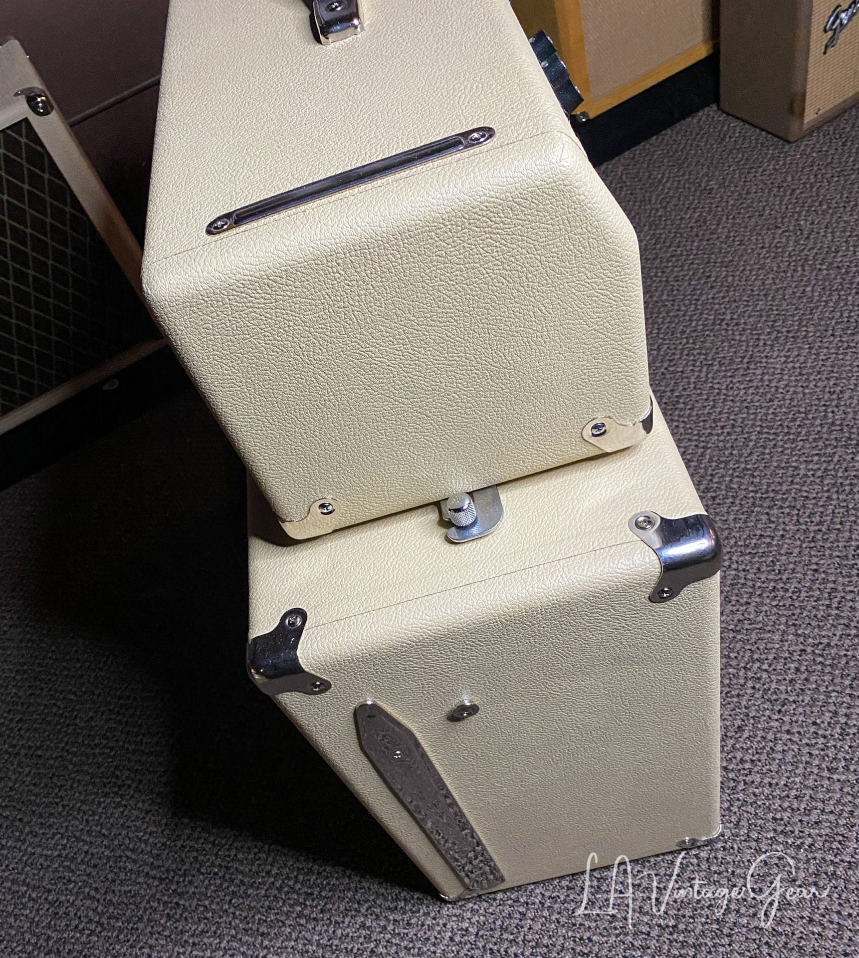 Fender 1963 Blonde Showman Head & 1x12 Cab with Lansing Speaker & Tone Ring - Image 11