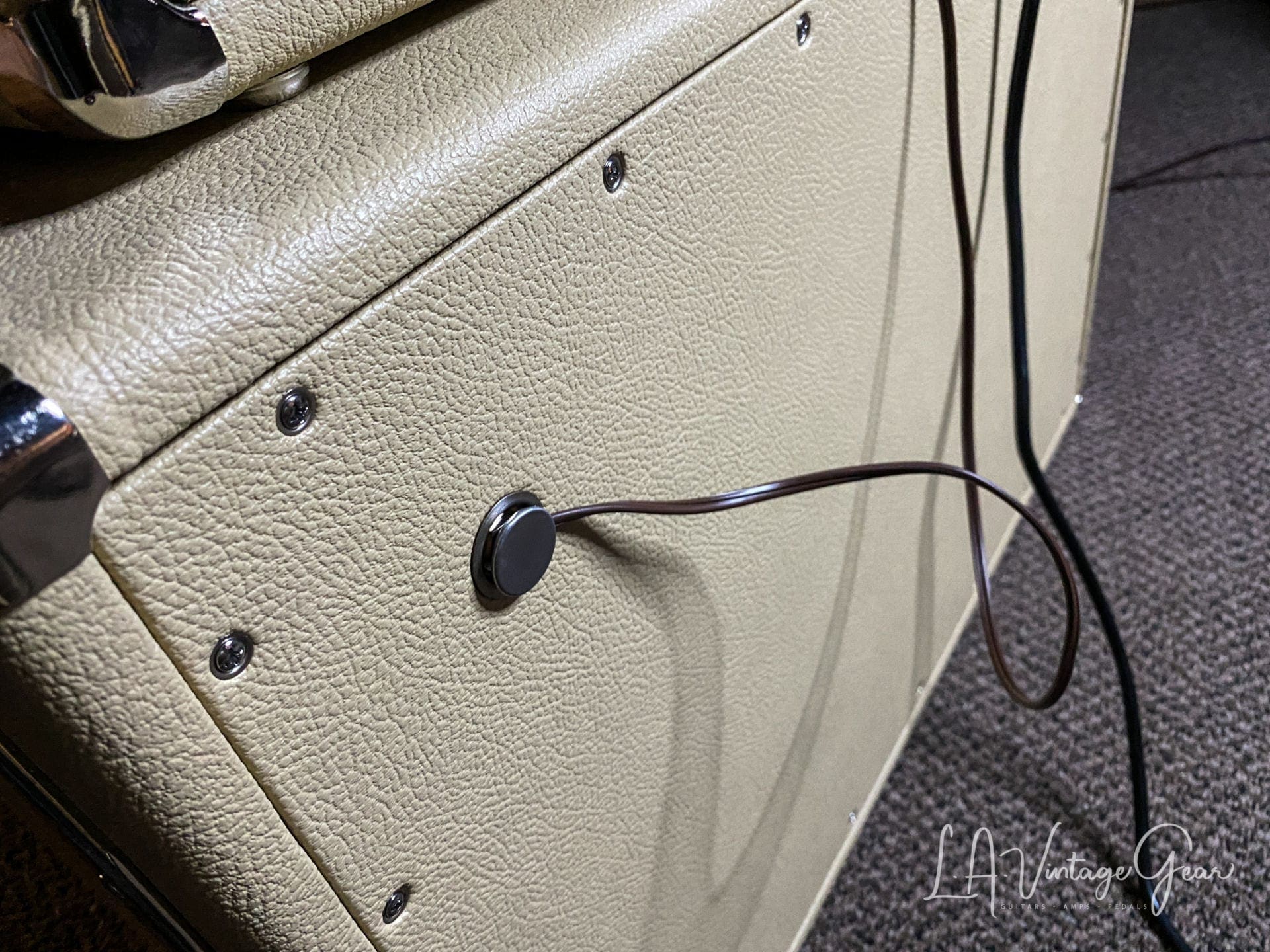 Fender 1963 Blonde Showman Head & 1x12 Cab with Lansing Speaker & Tone Ring - Image 13