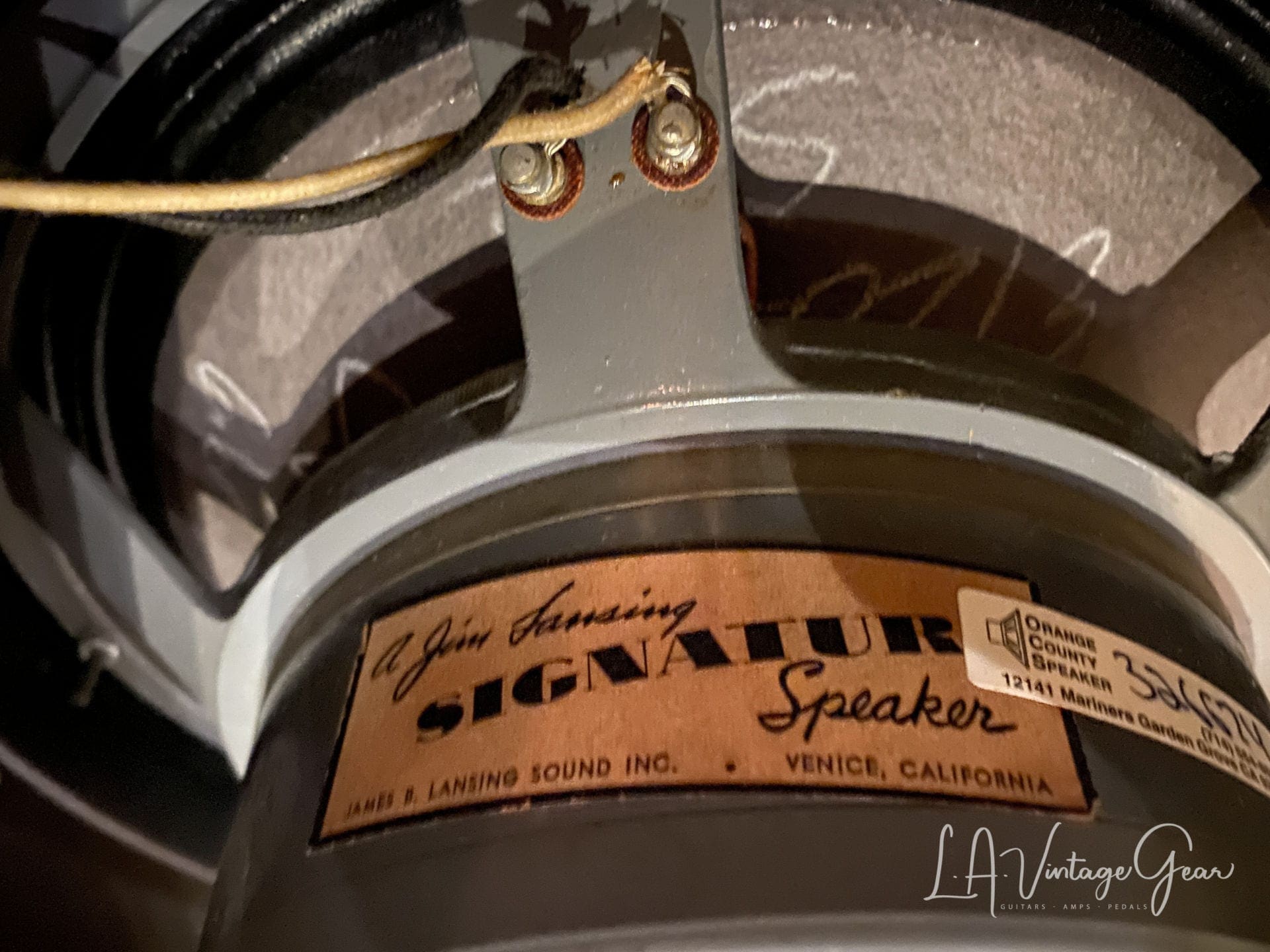 Fender 1963 Blonde Showman Head & 1x12 Cab with Lansing Speaker & Tone Ring - Image 18