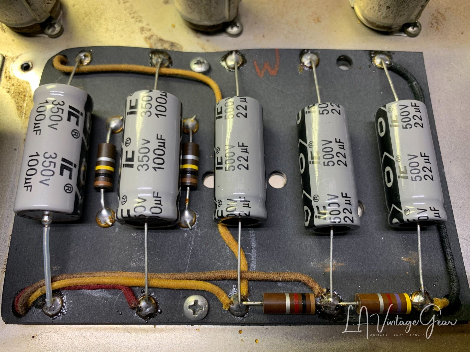 Fender 1963 Blonde Showman Head & 1x12 Cab with Lansing Speaker & Tone Ring - Image 17