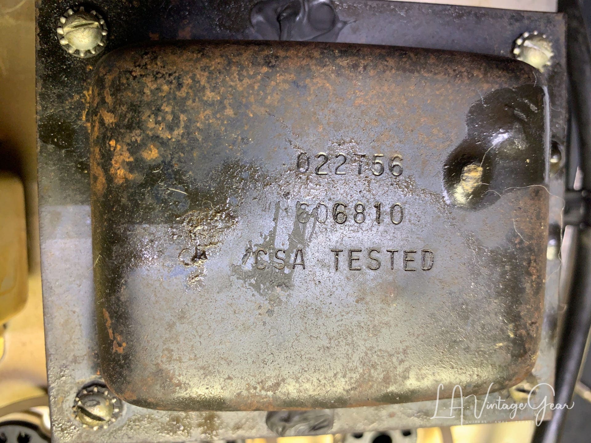 Fender 1963 Blonde Showman Head & 1x12 Cab with Lansing Speaker & Tone Ring - Image 15