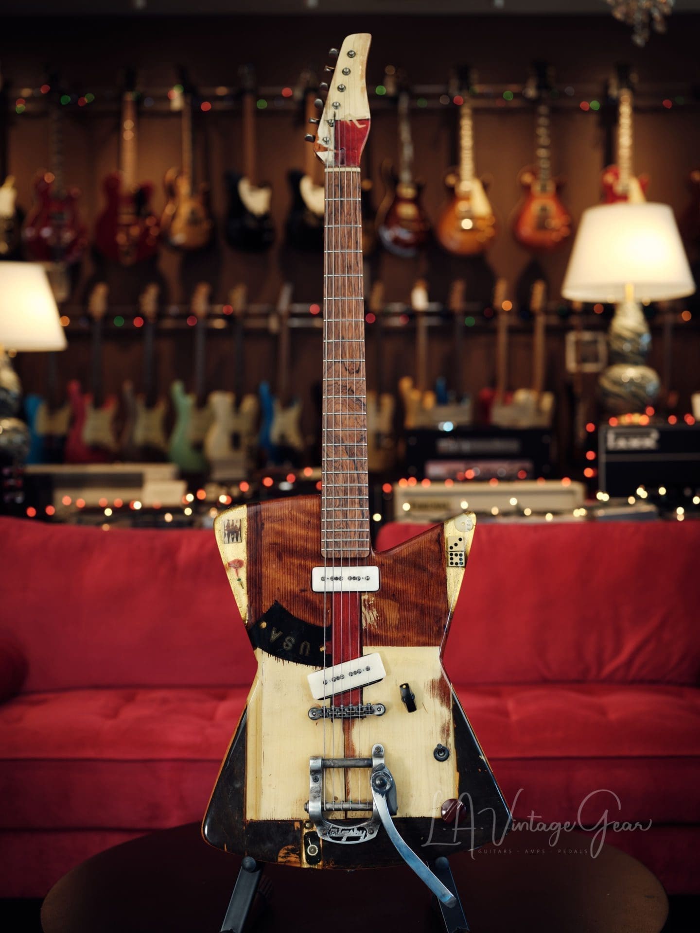 Michael Spalt Resin Top Guitar with Bigsby! Owned By R. Bogner