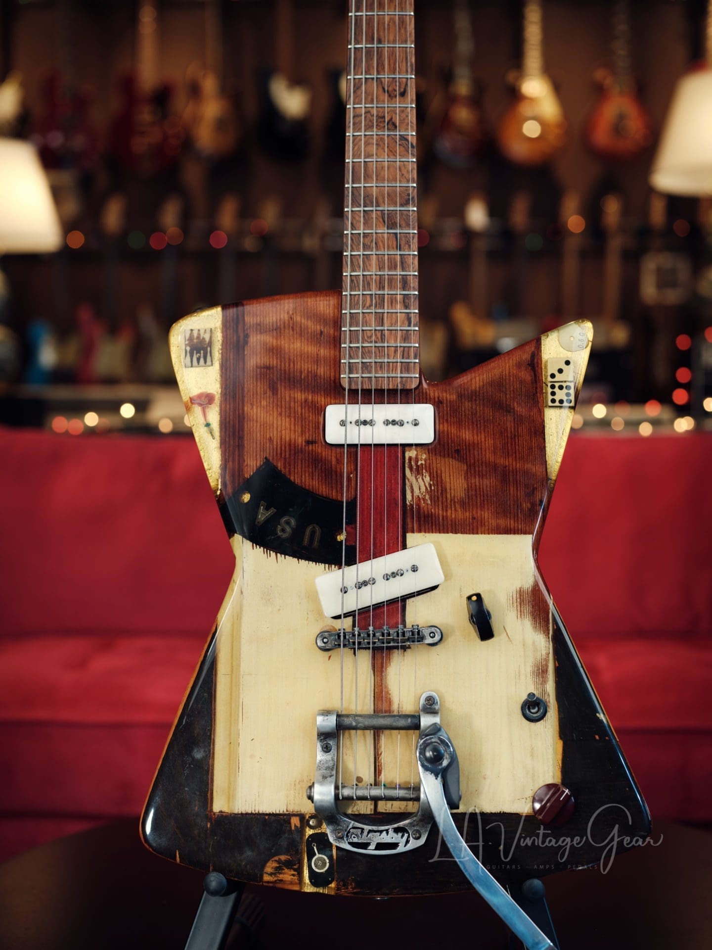 Michael Spalt Resin Top Guitar with Bigsby! Owned By R. Bogner - Image 2