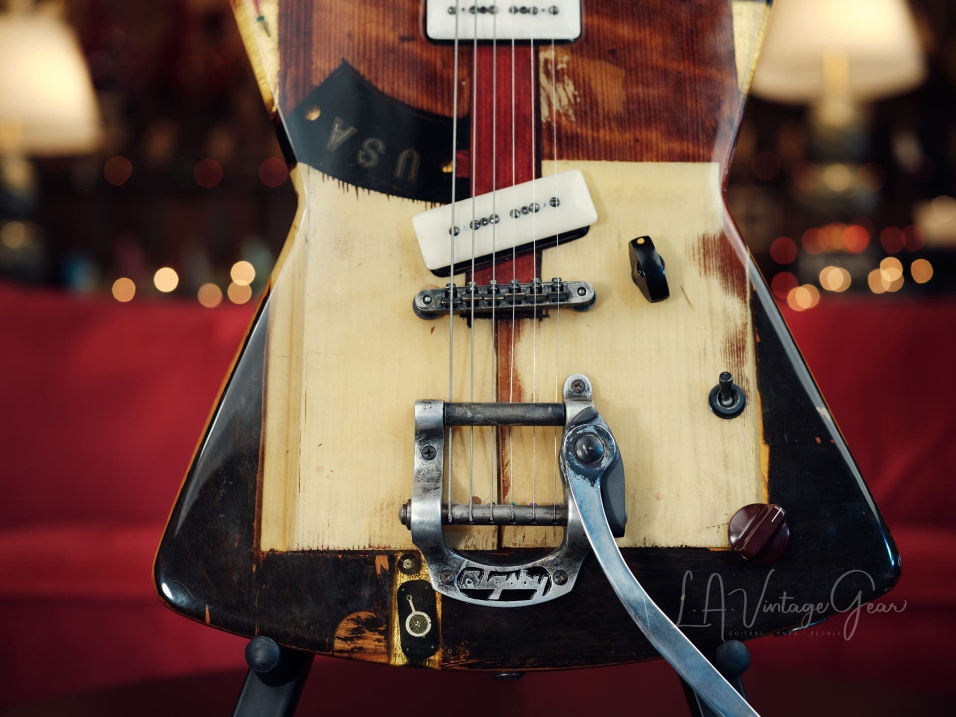 Michael Spalt Resin Top Guitar with Bigsby! Owned By R. Bogner - Image 3