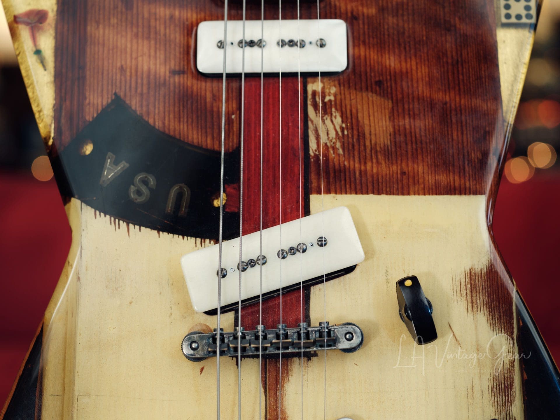 Michael Spalt Resin Top Guitar with Bigsby! Owned By R. Bogner - Image 4