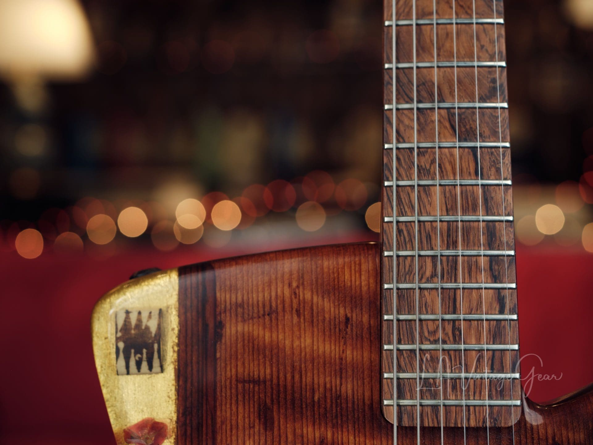 Michael Spalt Resin Top Guitar with Bigsby! Owned By R. Bogner - Image 7