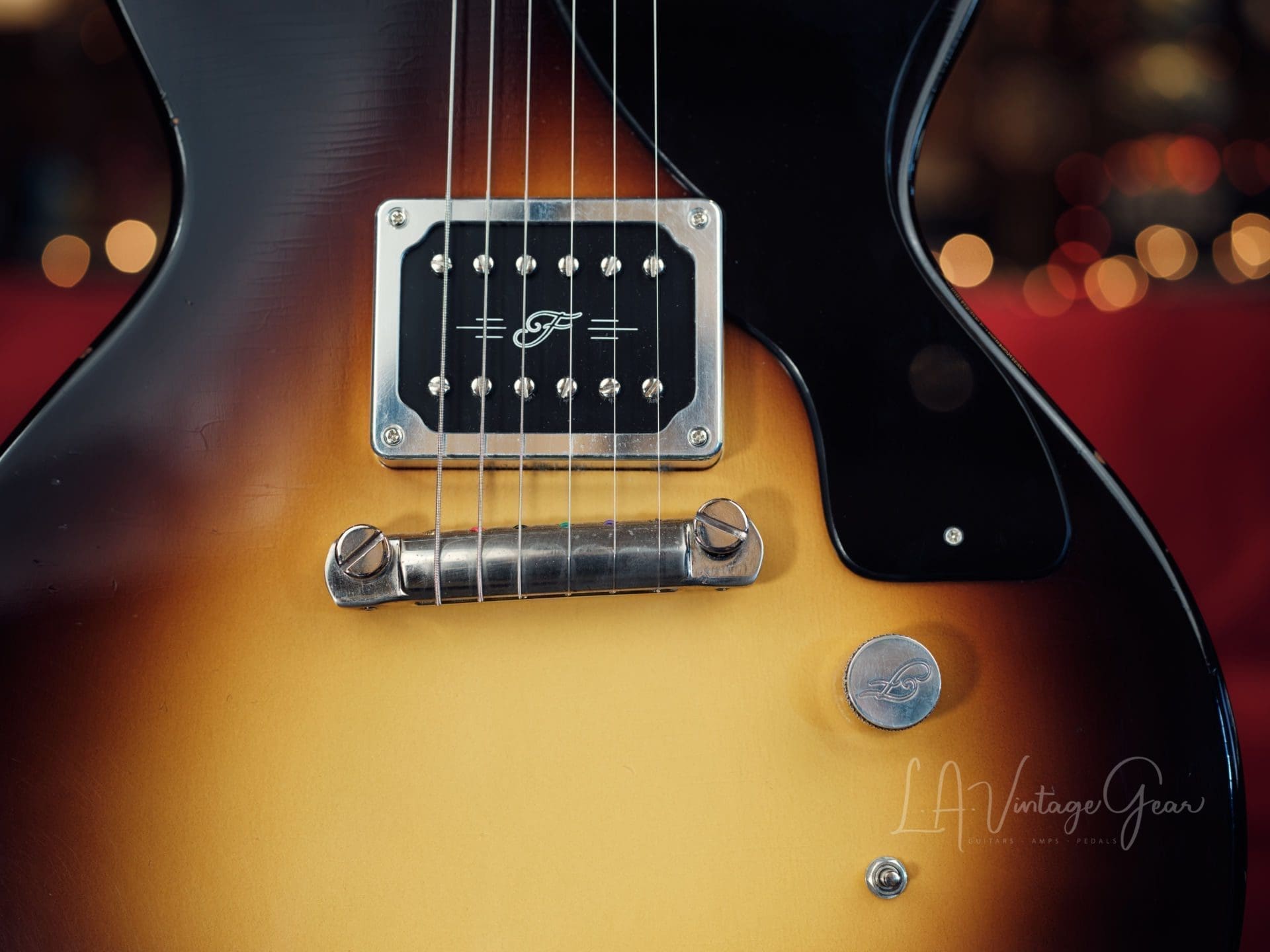 Omerta 'LP Jr' Style Light Relic Electric Guitar by Fiam Guitars - Exclusive to L.A. Vintage Gear! - Image 4