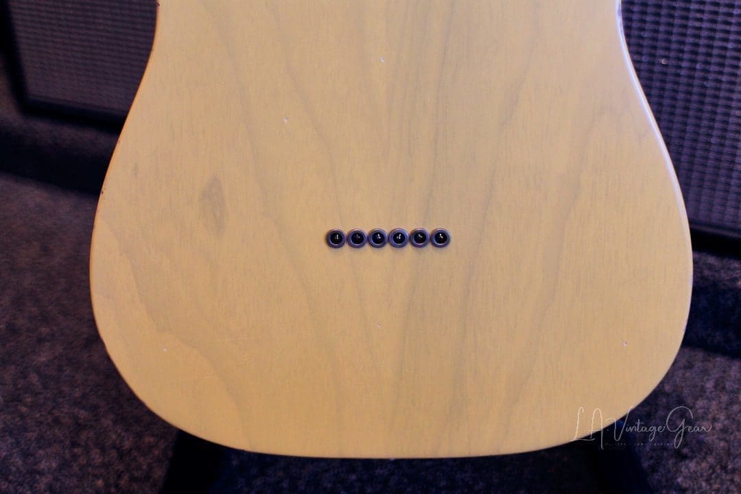 Xotic XTC-1 T-Style Lightly Relic'd Electric Guitar-Butterscotch Blackguard-Roasted Flame Maple Neck #2331 - Image 11