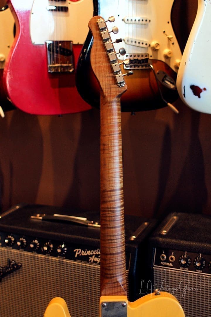 Xotic XTC-1 T-Style Lightly Relic'd Electric Guitar-Butterscotch Blackguard-Roasted Flame Maple Neck #2331 - Image 12