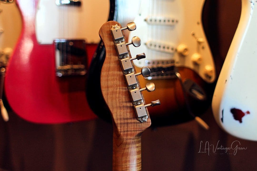 Xotic XTC-1 T-Style Lightly Relic'd Electric Guitar-Butterscotch Blackguard-Roasted Flame Maple Neck #2331 - Image 13