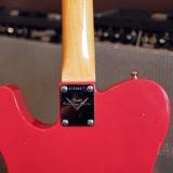 Fender Custom Shop Telecaster 63 Fiesta Red Journeyman Relic Electric Guitar 2019-Ash Body & Rosewood Neck!