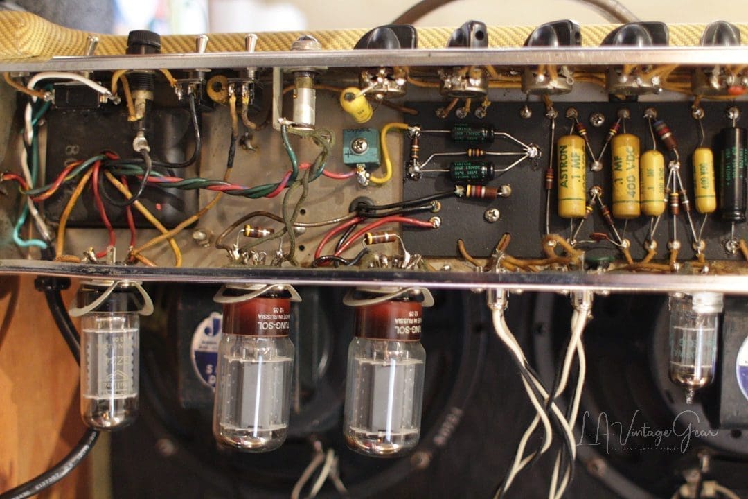 Fender 1959 Tweed Bassman 5F6-A Circuit - The Holy Grail of Amps! - Great Example of a 59" Bassman ! - Image 11