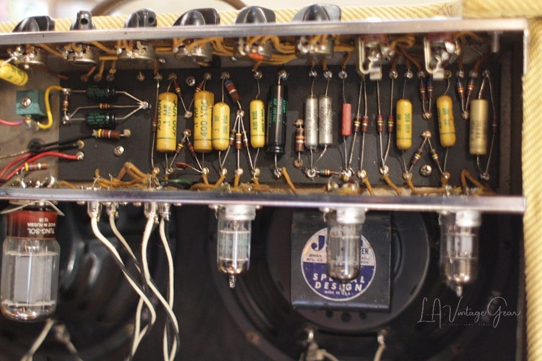 Fender 1959 Tweed Bassman 5F6-A Circuit - The Holy Grail of Amps! - Great Example of a 59" Bassman ! - Image 15