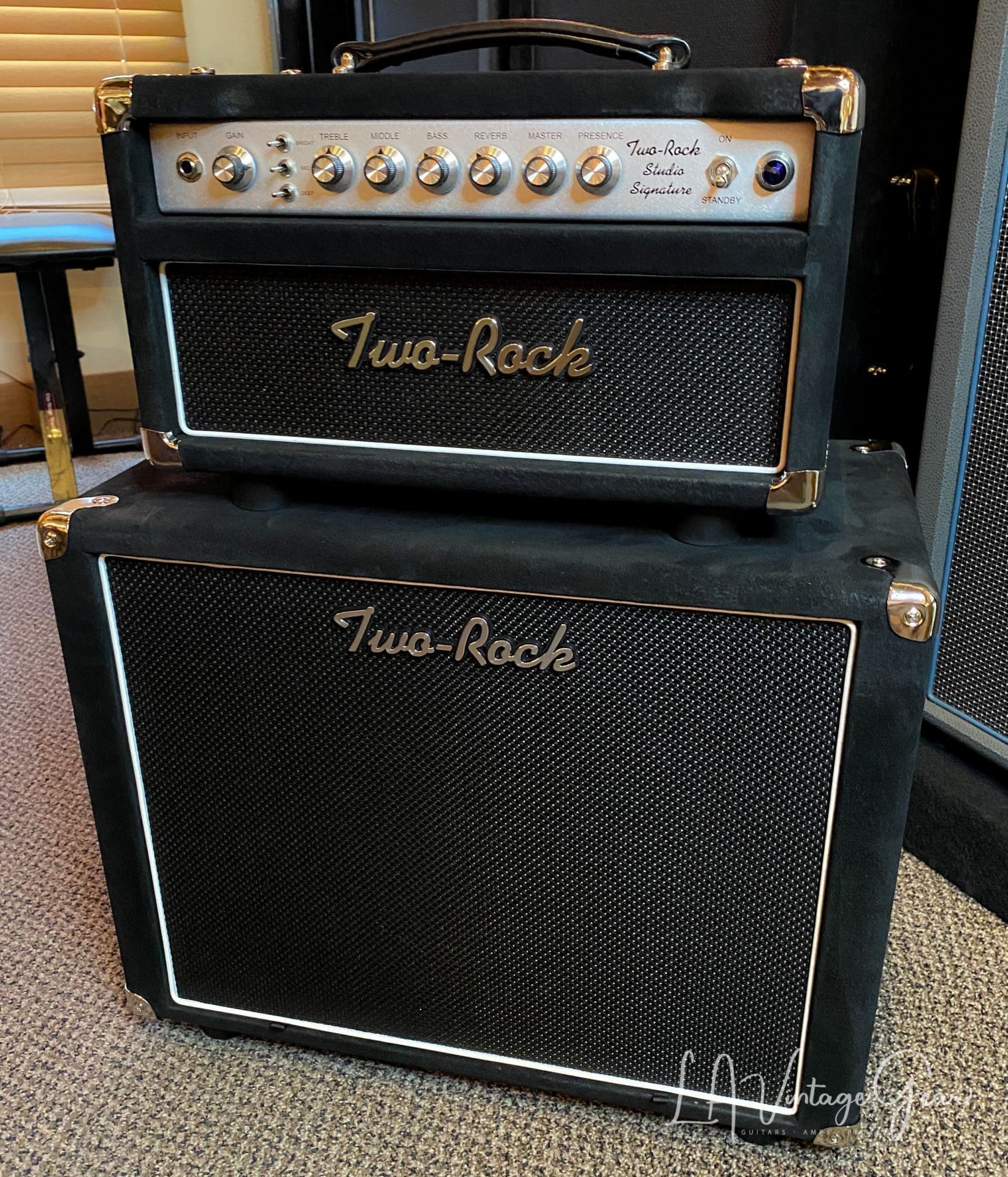 (Pre-Order) Two Rock Studio Signature Head & 1x12 Cab - in Different Suede Finishes - Image 9