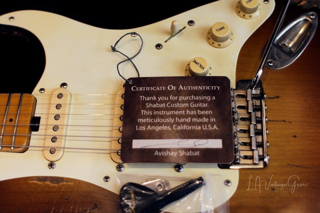 Shabat Lynx S-Style 2T Sunburst Electric Guitar #124 - Alder Body & Lollar Special S Pickups! - Image 20