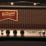 Benson Tall Bird Tube Reverb Tank – Black Tolex & Ox Blood Grill Cloth