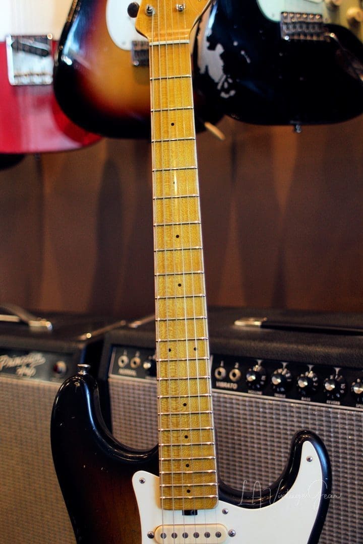 Shabat Lynx S-Style 2T Sunburst Electric Guitar #124 - Alder Body & Lollar Special S Pickups! - Image 9