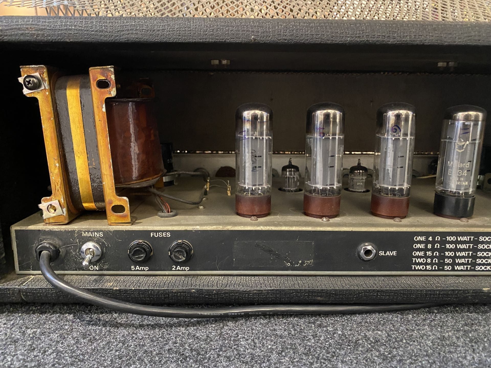 Vampower MK1B 100 Watt Guitar Amplifier Head - Vintage 1970's & Rare! - Image 14