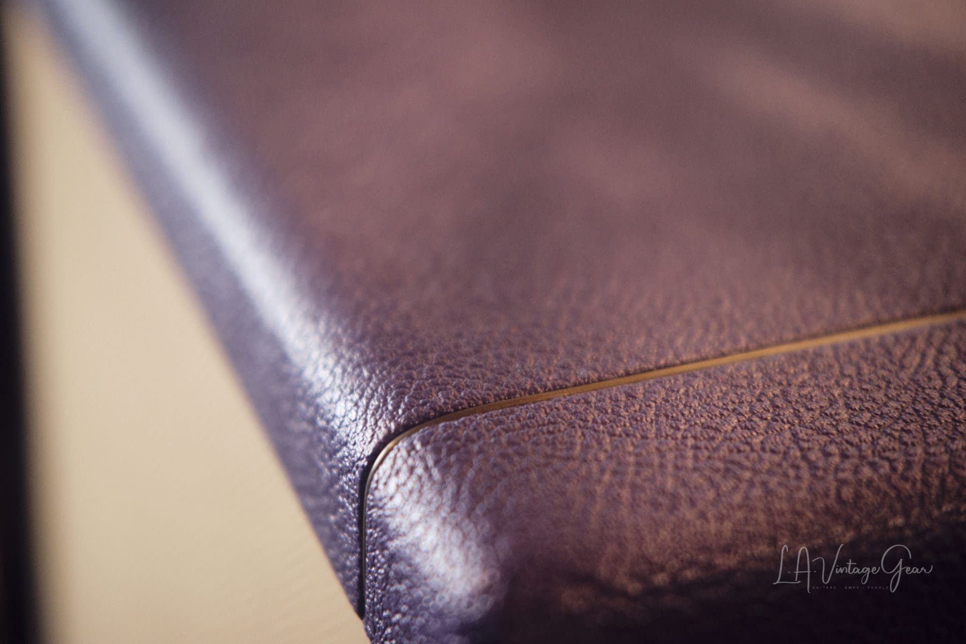 Kerry Wright Tribute Series 4 x 12 Guitar Speaker Cabinet - in Purple Tolex - Unloaded - Image 5