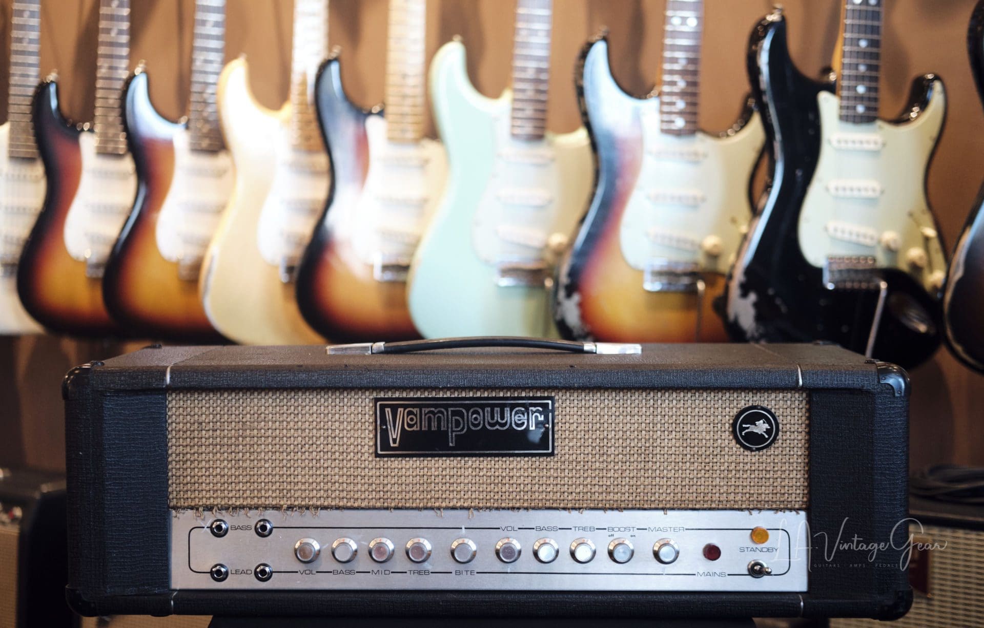 Vampower MK1B 100 Watt Guitar Amplifier Head - Vintage 1970's & Rare!