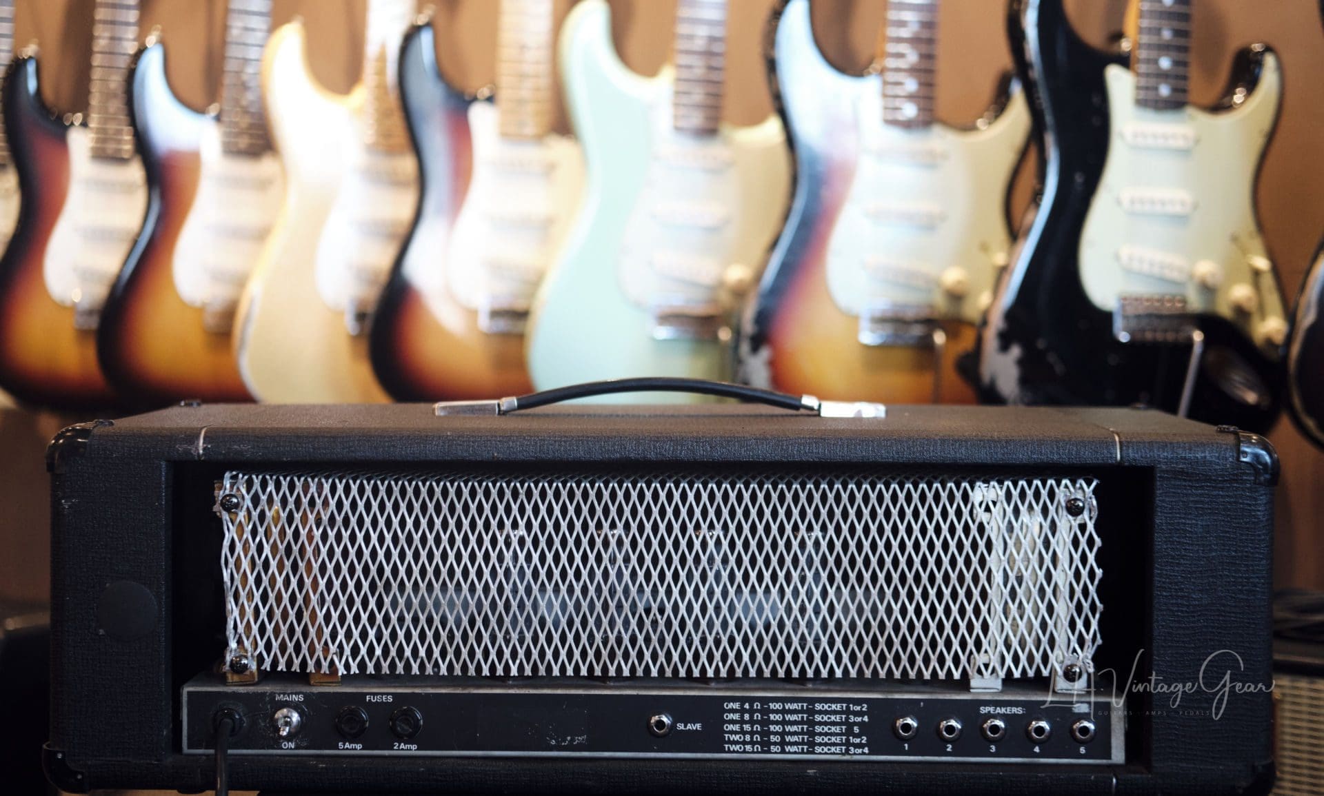 Vampower MK1B 100 Watt Guitar Amplifier Head - Vintage 1970's & Rare! - Image 10