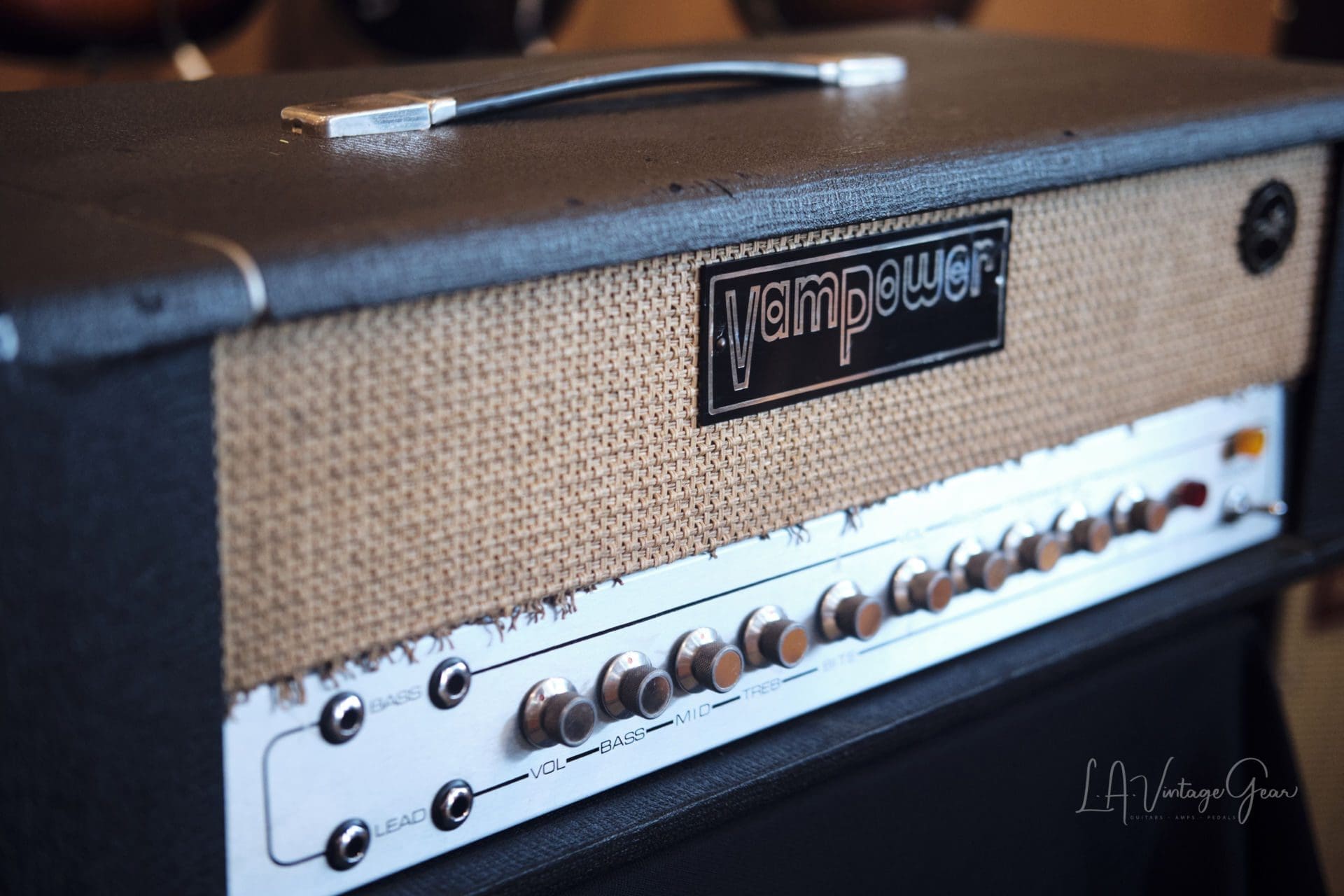 Vampower MK1B 100 Watt Guitar Amplifier Head - Vintage 1970's & Rare! - Image 3