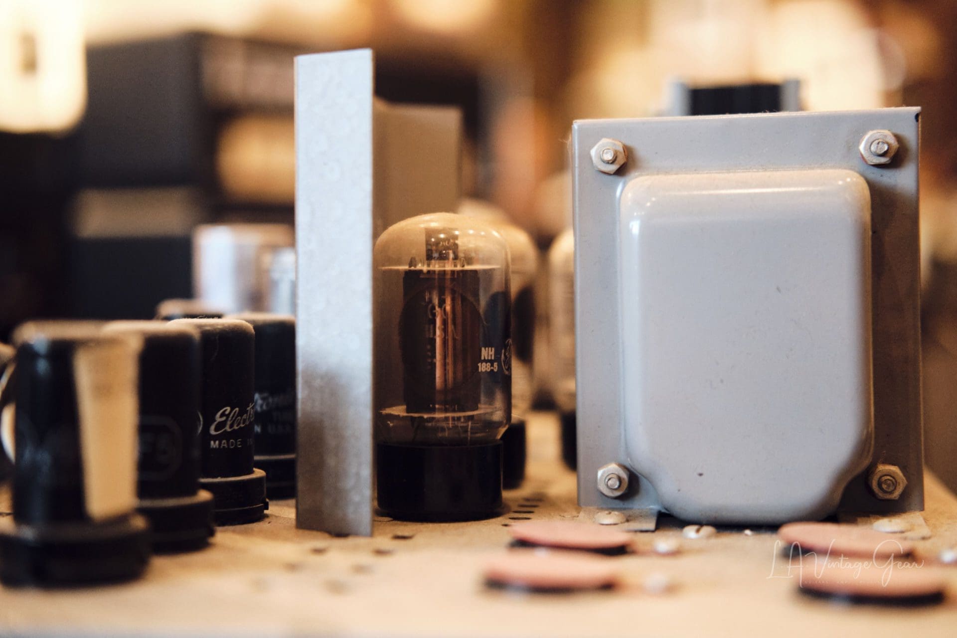 Newcomb H-50 Guitar Amp Head - 50 Watt Vintage Tube Amp PA Conversion with 6L6 Tubes! - Image 7