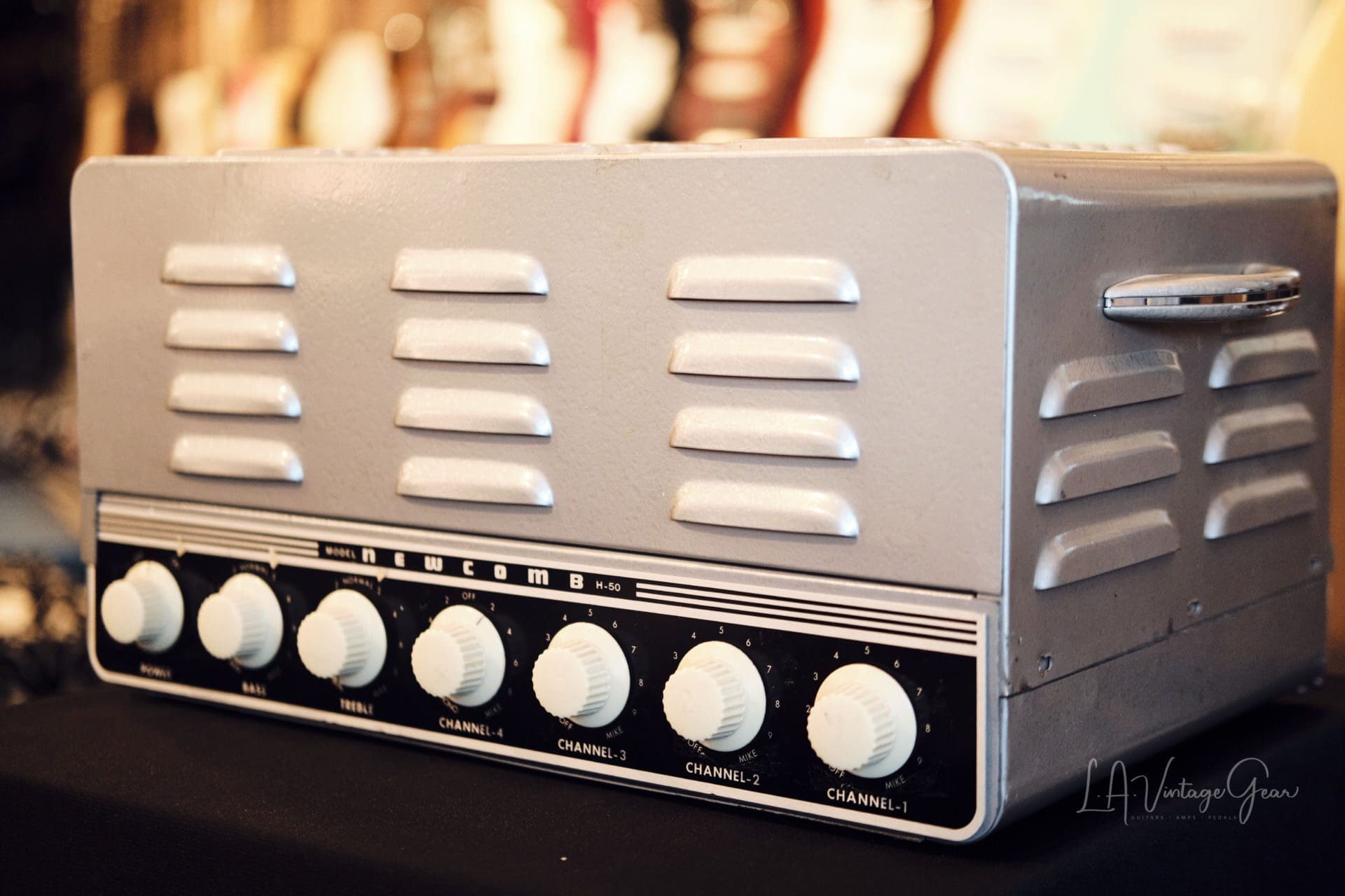 Newcomb H-50 Guitar Amp Head - 50 Watt Vintage Tube Amp PA Conversion with 6L6 Tubes!