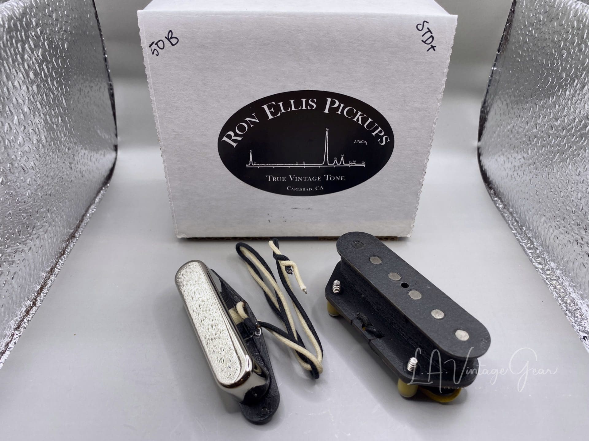 Ron Ellis 50B Standard Plus T-Style Electric Guitar Pickups Set - Blackguard Era Tones!
