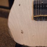 John Bolin Custom ‘Super Model’ T-Style Relic’d Electric Guitar (2021) – Natural Finish with Don Mare Pickups!