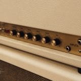 Friedman Custom 50 Watt Guitar Amplifier Head – White Tolex Finish with Gold Piping-in Excellent Condition!