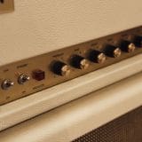 Friedman Custom 50 Watt Guitar Amplifier Head – White Tolex Finish with Gold Piping-in Excellent Condition!