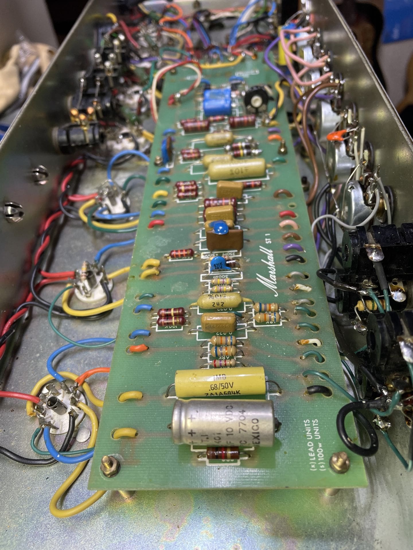 Marshall 1976 MKII Super Lead 100 Amplifier Head - in Black Tolex & All Original! - Image 9